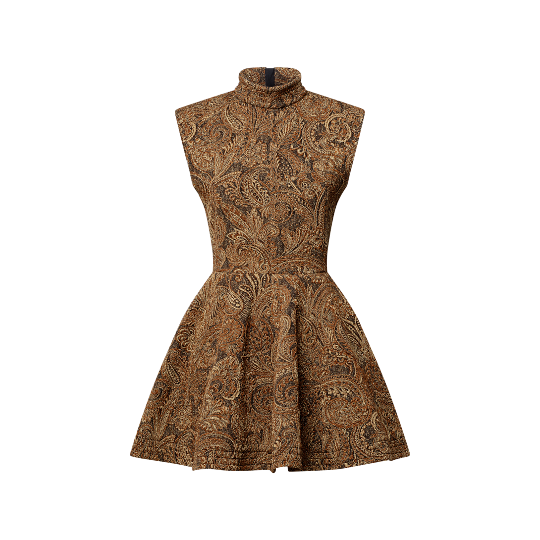 Lurex Jacquard A-Line Dress - Discontinued Product 1AJEDH | LOUIS
